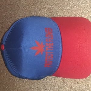 Protect the Flower snap back hat